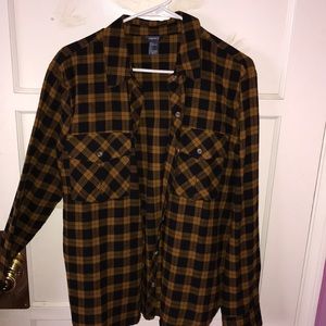 over sized flannel